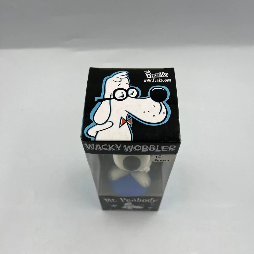 Funko Wacky Wobbler Mr Peabody & Sherman Bobblehead Lot Vintage Rocky Bullwinkle